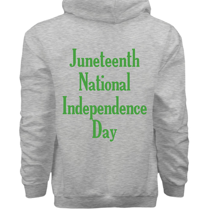 Hanes Mens Cotton Pullover Hood Juneteenth National Independence Day
