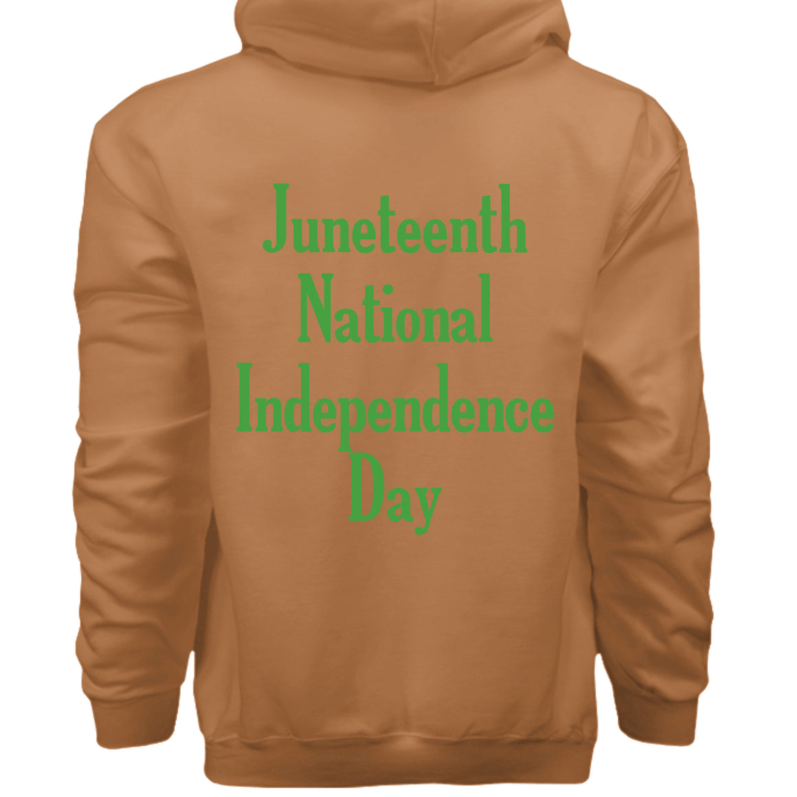 Hanes Mens Cotton Pullover Hood Juneteenth National Independence Day
