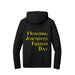 Men's Long-Sleeve Hooded T-shirt Honoring Juneteenth Freedom