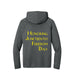 Men's Long-Sleeve Hooded T-shirt Honoring Juneteenth Freedom