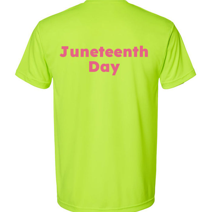 Polyester Performance T-Shirt For Mens Juneteenth 19 Day Special
