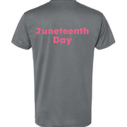 Polyester Performance T-Shirt For Mens Juneteenth 19 Day Special