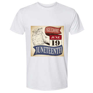 Polyester Performance T-Shirt For Mens Juneteenth 19 Day Special