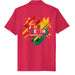 Polyester Performance Polo Shirt For Mens - Juneteenth Day