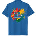 Polyester Performance Polo Shirt For Mens - Juneteenth Day