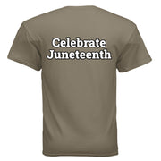 Mens Gildan G200 Adult Ultra Cotton T-Shirt Celebrate Juneteenth