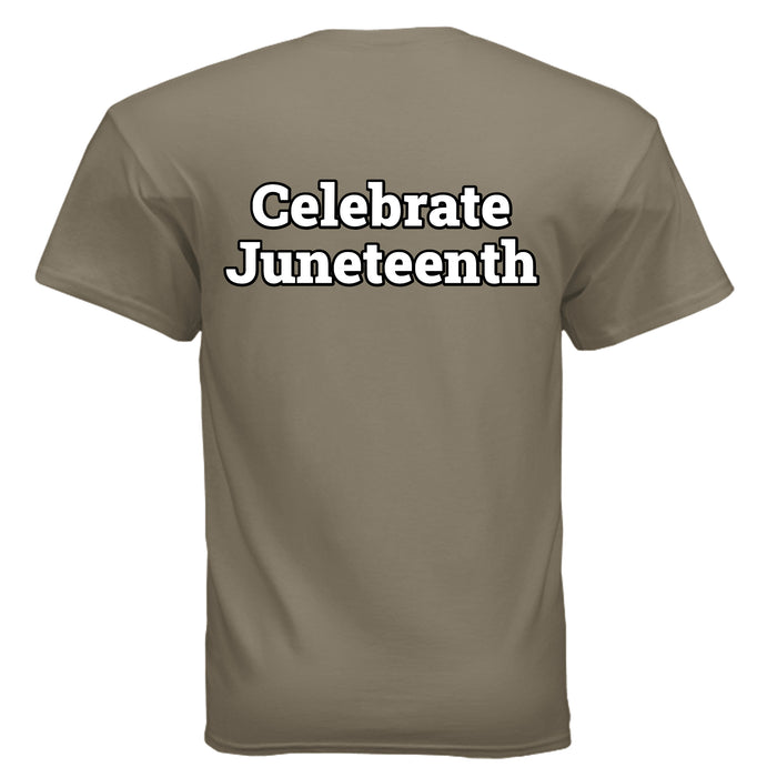 Mens Gildan G200 Adult Ultra Cotton T-Shirt Celebrate Juneteenth
