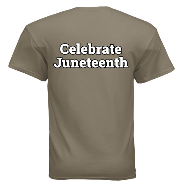 Mens Gildan G200 Adult Ultra Cotton T-Shirt Celebrate Juneteenth
