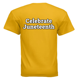 Mens Gildan G200 Adult Ultra Cotton T-Shirt Celebrate Juneteenth