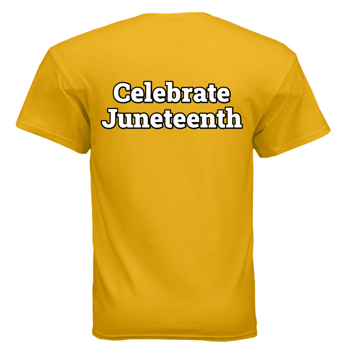 Mens Gildan G200 Adult Ultra Cotton T-Shirt Celebrate Juneteenth
