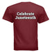 Mens Gildan G200 Adult Ultra Cotton T-Shirt Celebrate Juneteenth