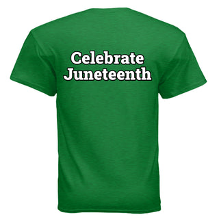 Mens Gildan G200 Adult Ultra Cotton T-Shirt Celebrate Juneteenth