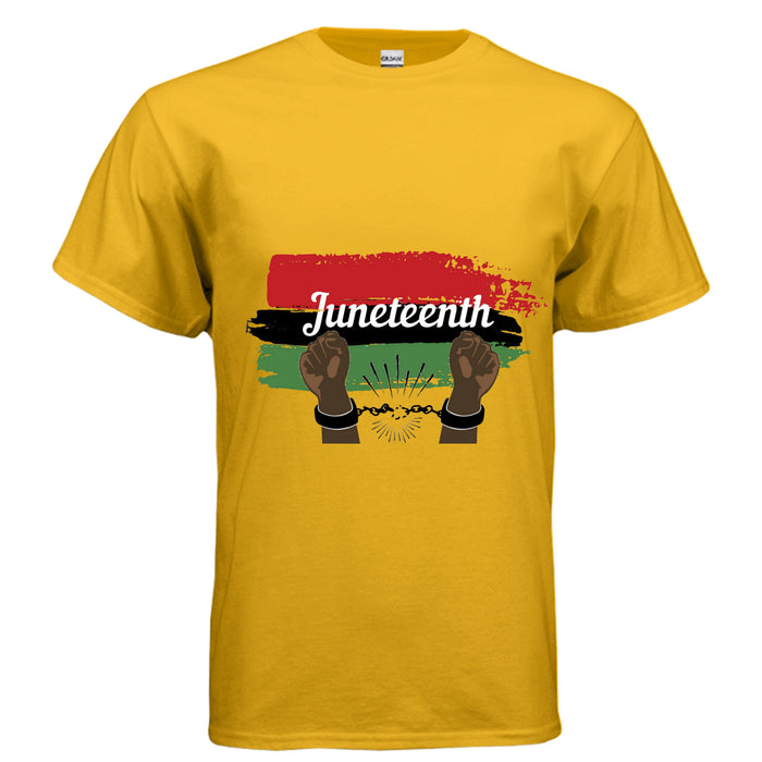 Mens Gildan G200 Adult Ultra Cotton T-Shirt Celebrate Juneteenth