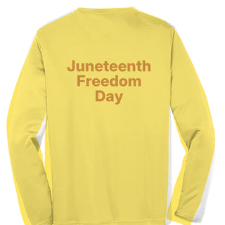 Mens Long Sleeve Tee ST420LS Juneteenth Day Special