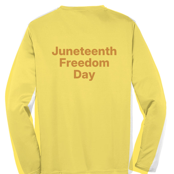 Mens Long Sleeve Tee ST420LS Juneteenth Day Special