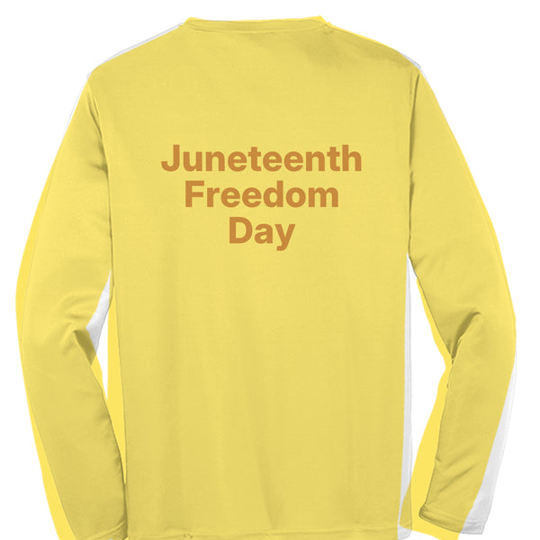 Mens Long Sleeve Tee ST420LS Juneteenth Day Special