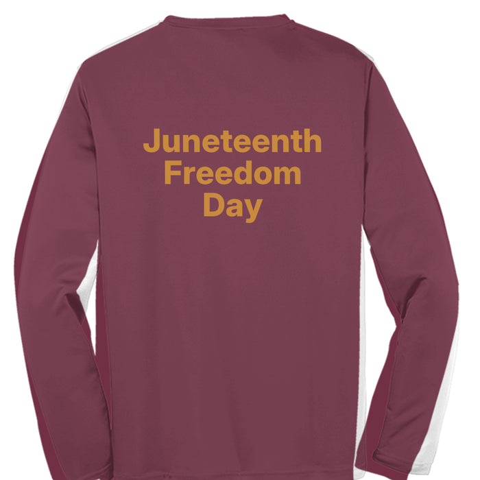 Mens Long Sleeve Tee ST420LS Juneteenth Day Special