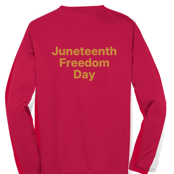 Mens Long Sleeve Tee ST420LS Juneteenth Day Special