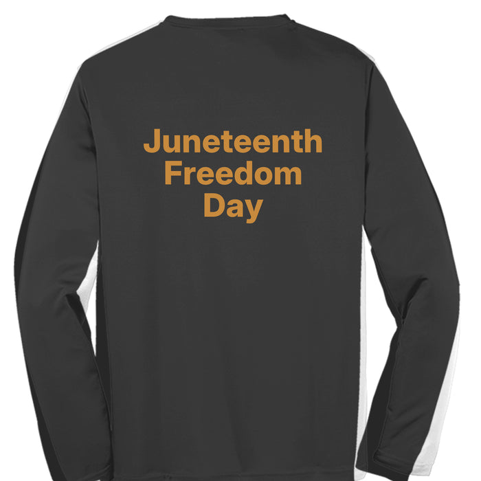 Mens Long Sleeve Tee ST420LS Juneteenth Day Special