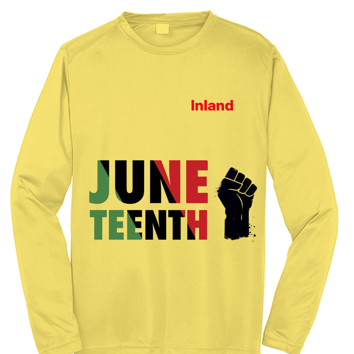 Mens Long Sleeve Tee ST420LS Juneteenth Day Special