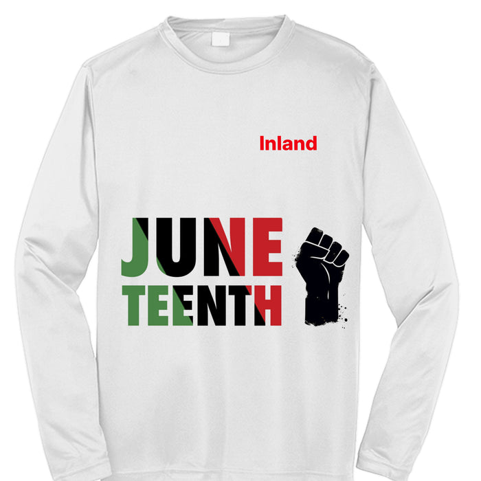 Mens Long Sleeve Tee ST420LS Juneteenth Day Special