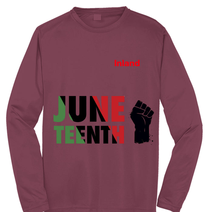 Mens Long Sleeve Tee ST420LS Juneteenth Day Special