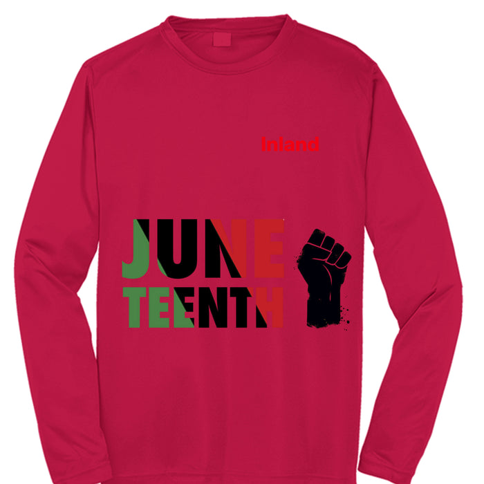 Mens Long Sleeve Tee ST420LS Juneteenth Day Special