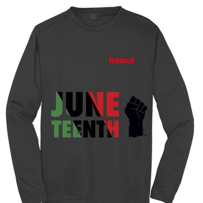 Mens Long Sleeve Tee ST420LS Juneteenth Day Special