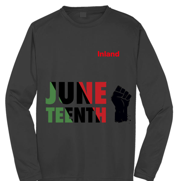 Mens Long Sleeve Tee ST420LS Juneteenth Day Special