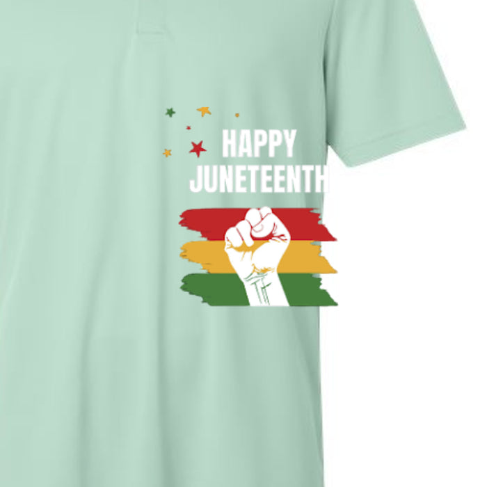Adidas A230 Performance Sport Shirt For Mens Juneteenth Day