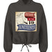 TD085 Ladies' Cropped Oversize Hood Celebrate Juneteenth Day