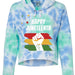 8853 Women's Crop Hooded Sweatshirt - Juneteenth Freedom Day
