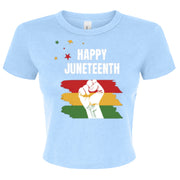 Canvas 1010BE Ladies' Micro Ribbed Baby Tee - Juneteenth Day