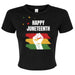 Canvas 1010BE Ladies' Micro Ribbed Baby Tee - Juneteenth Day