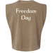American Apparel Womens Garment Dyed Muscle Tank Juneteenth Day