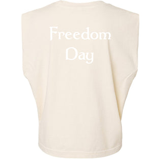 American Apparel Womens Garment Dyed Muscle Tank Juneteenth Day