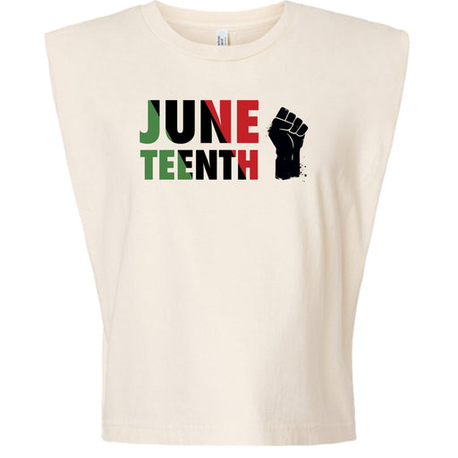 American Apparel Womens Garment Dyed Muscle Tank Juneteenth Day