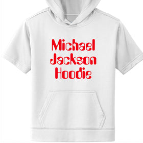 Fleece Short Sleeve Hooded Pullover YST251 Michael Jackson