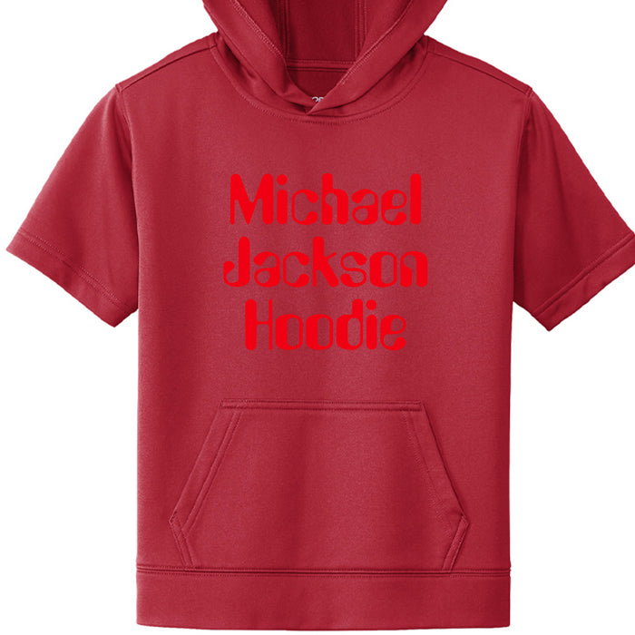 Fleece Short Sleeve Hooded Pullover YST251 Michael Jackson