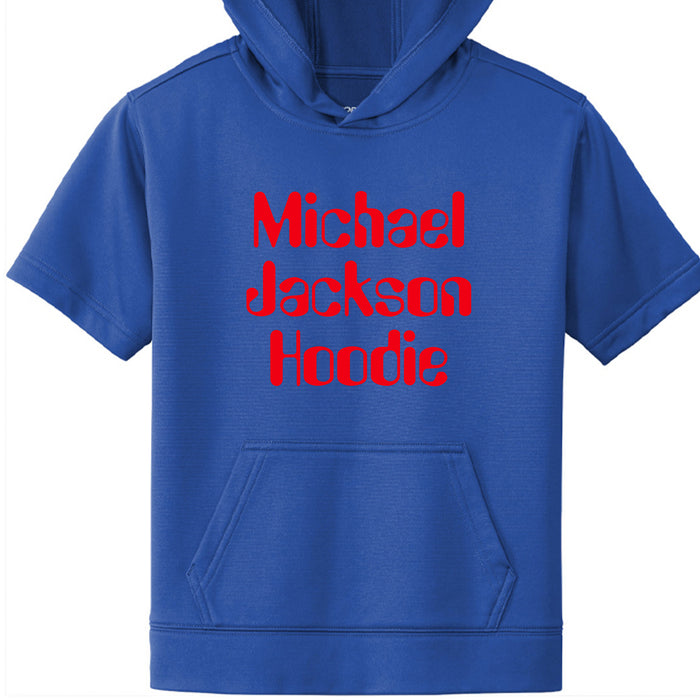 Fleece Short Sleeve Hooded Pullover YST251 Michael Jackson