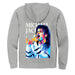 DT6102 Mens Fleece Full-Zip Hoodie Michael Jackson Printed