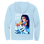 DT6102 Mens Fleece Full-Zip Hoodie Michael Jackson Printed