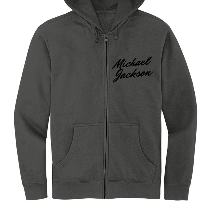 DT6102 Mens Fleece Full-Zip Hoodie Michael Jackson Printed