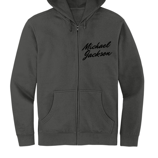 DT6102 Mens Fleece Full-Zip Hoodie Michael Jackson Printed
