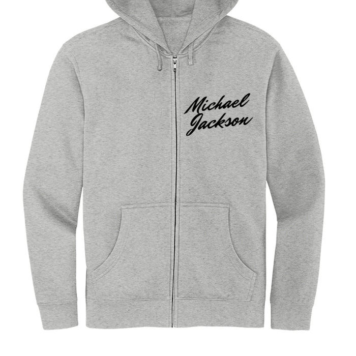 DT6102 Mens Fleece Full-Zip Hoodie Michael Jackson Printed