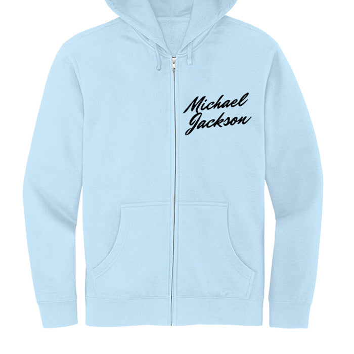 DT6102 Mens Fleece Full-Zip Hoodie Michael Jackson Printed