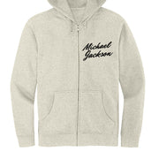 DT6102 Mens Fleece Full-Zip Hoodie Michael Jackson Printed