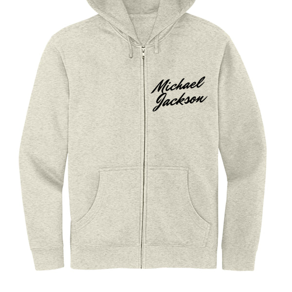 DT6102 Mens Fleece Full-Zip Hoodie Michael Jackson Printed