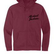 DT6102 Mens Fleece Full-Zip Hoodie Michael Jackson Printed