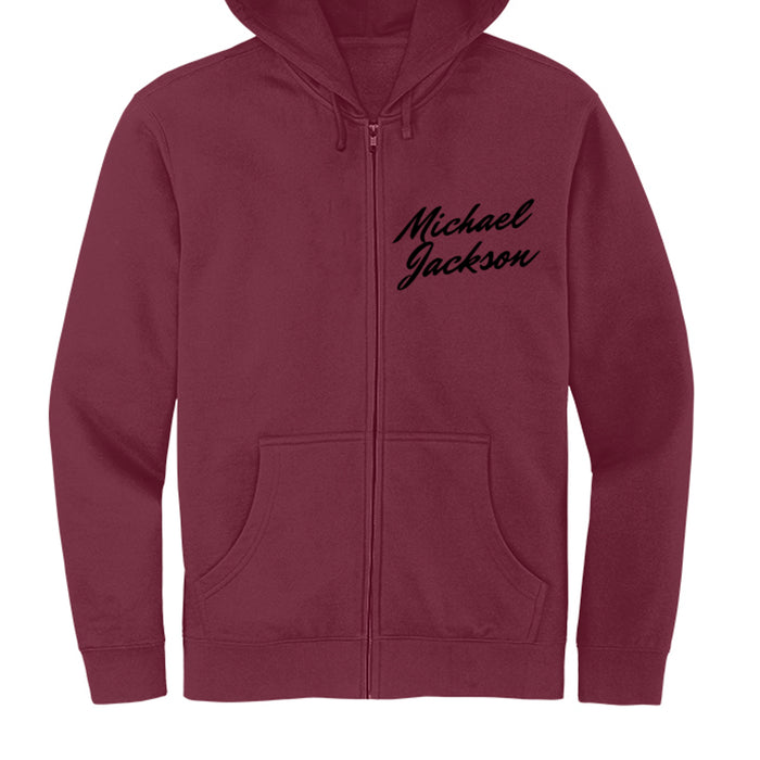 DT6102 Mens Fleece Full-Zip Hoodie Michael Jackson Printed